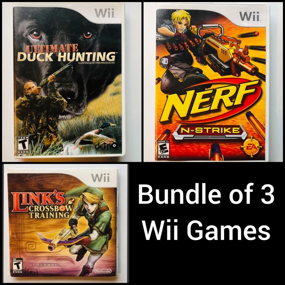 Lot of 3 Wii Games